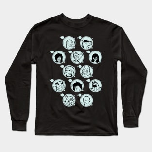 Papercuts from Scripts Long Sleeve T-Shirt